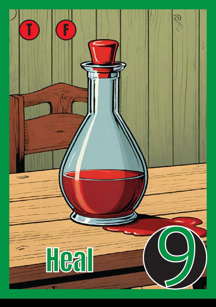 Holy Water healing card