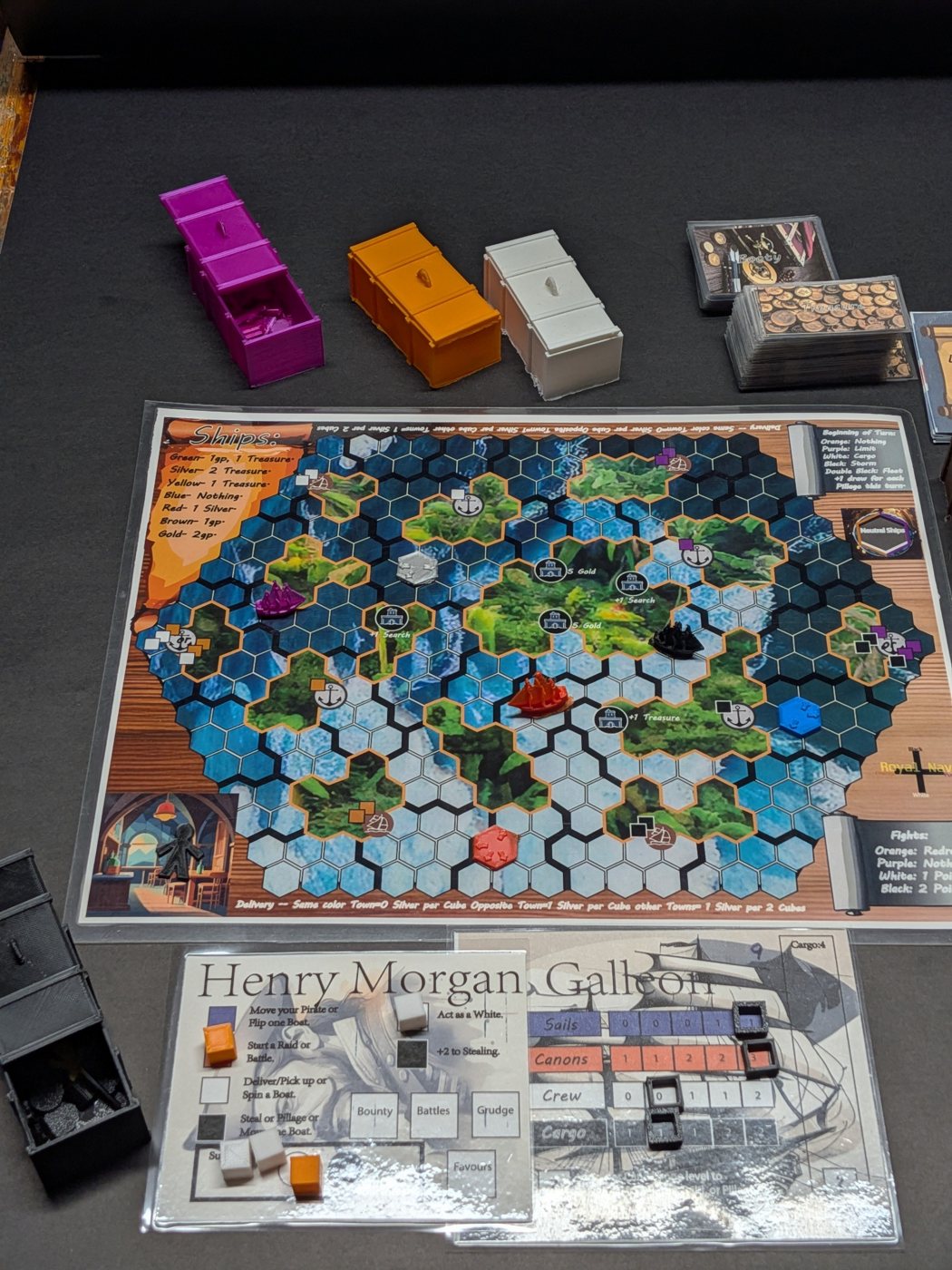 Letter of Marque game board